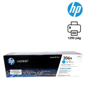 TONER HP W2111A (206A) L.J. M255 CYAN 1,250 P