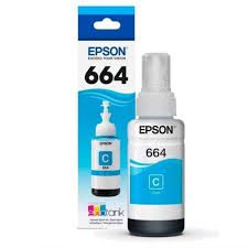BOTELLA DE TINTA EPSON CIAN DE 70 ML PARA IMPRESORAS L210, L220, L355, L380, L365, L575, L565, L375, L121. T664220-AL